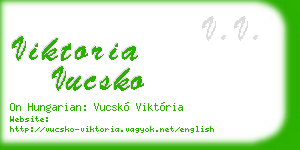 viktoria vucsko business card